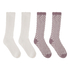 Lot de 2 Paires de Chaussettes Cosy, Violet