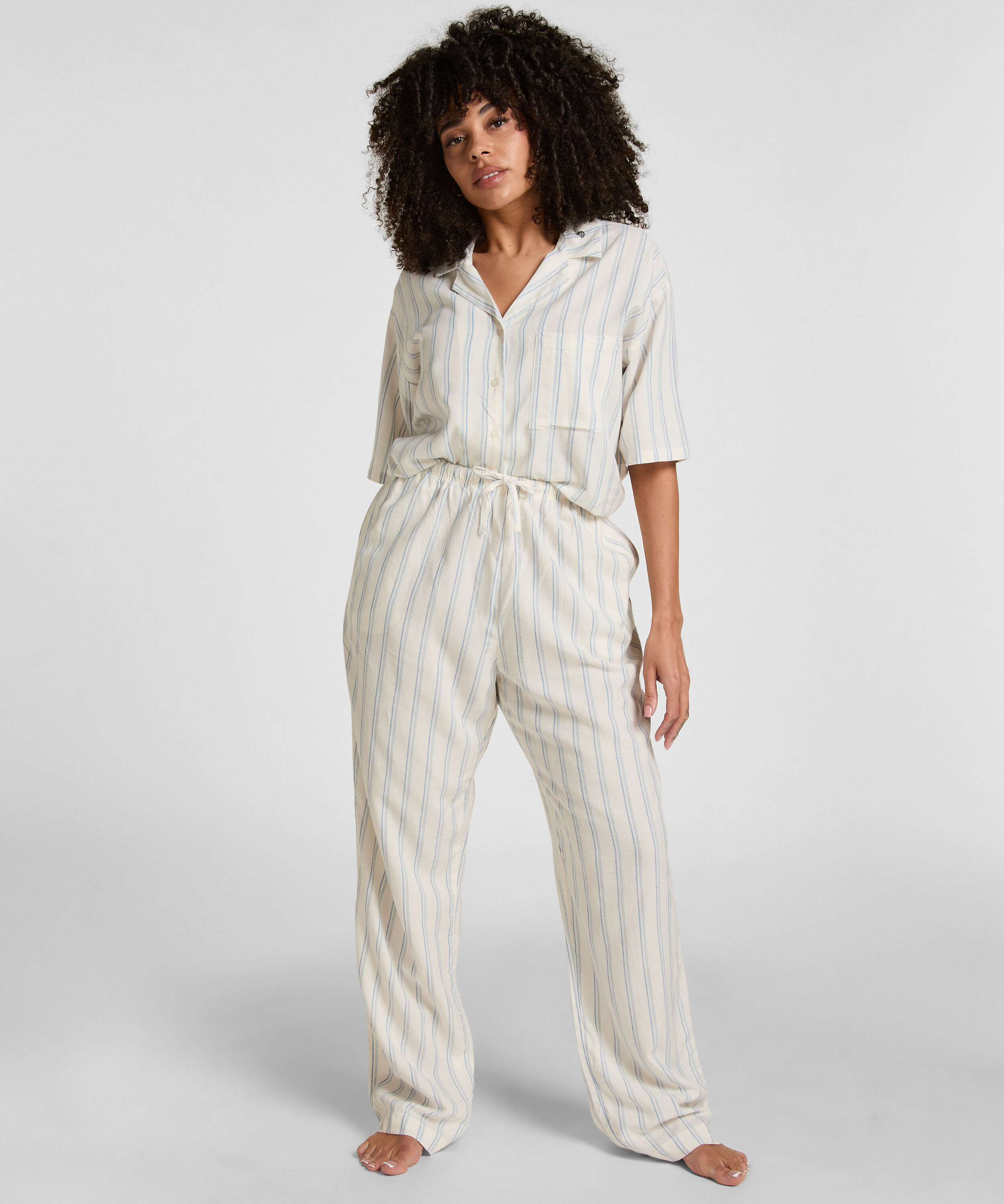 Pantalon Lin, Blanc Pantalon Lin, Blanc