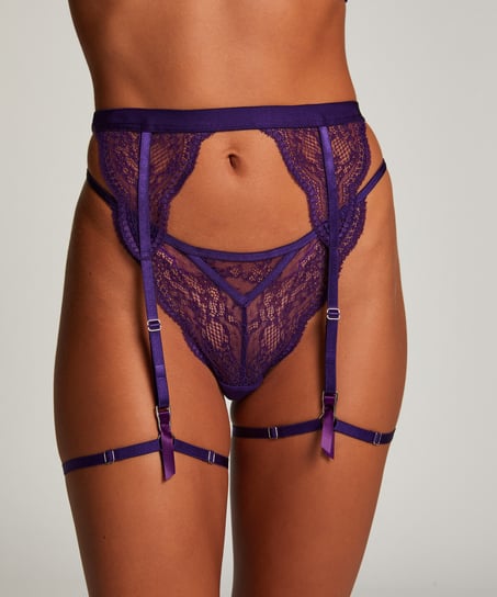 Porte-jarretelles Isabelle, Violet