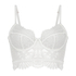 Soutien-gorge non-rembourré à armatures préformé longline Jamie, Blanc