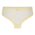 Slip brésilien V-shape mesh, Jaune