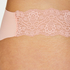 Slip br&eacute;silien Invisible Dentelle, Rose