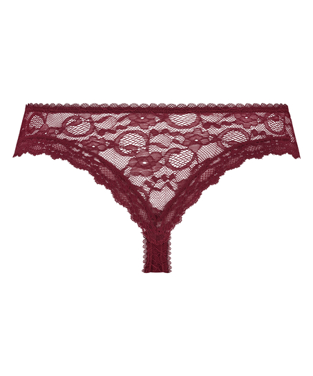 Mini brésilien taille haute Riley, Rouge