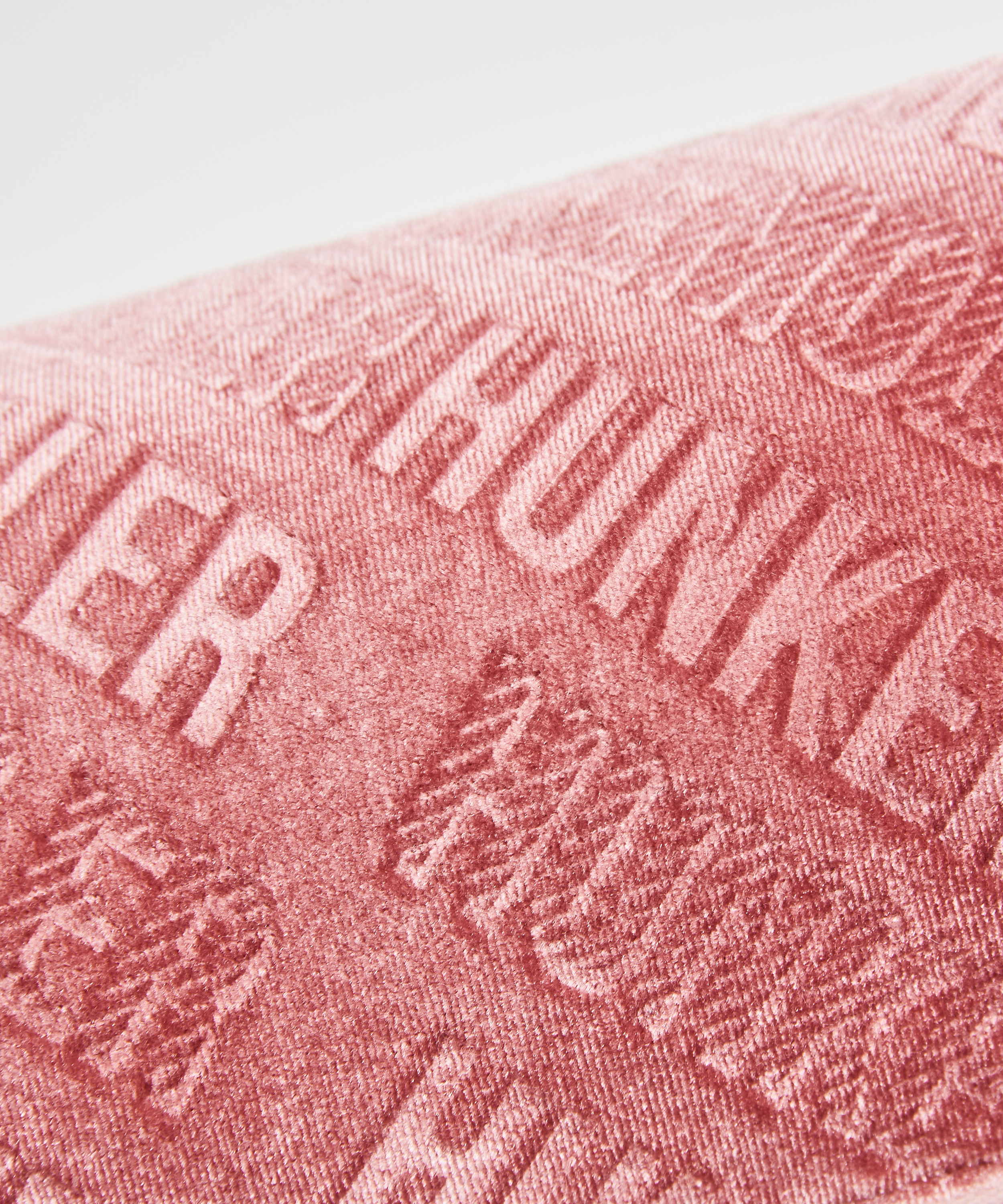 Trousse de maquillage Velours, Rose, main