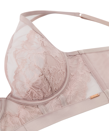 Soutien-gorge non-rembourré à armatures longline Rosalia, Violet