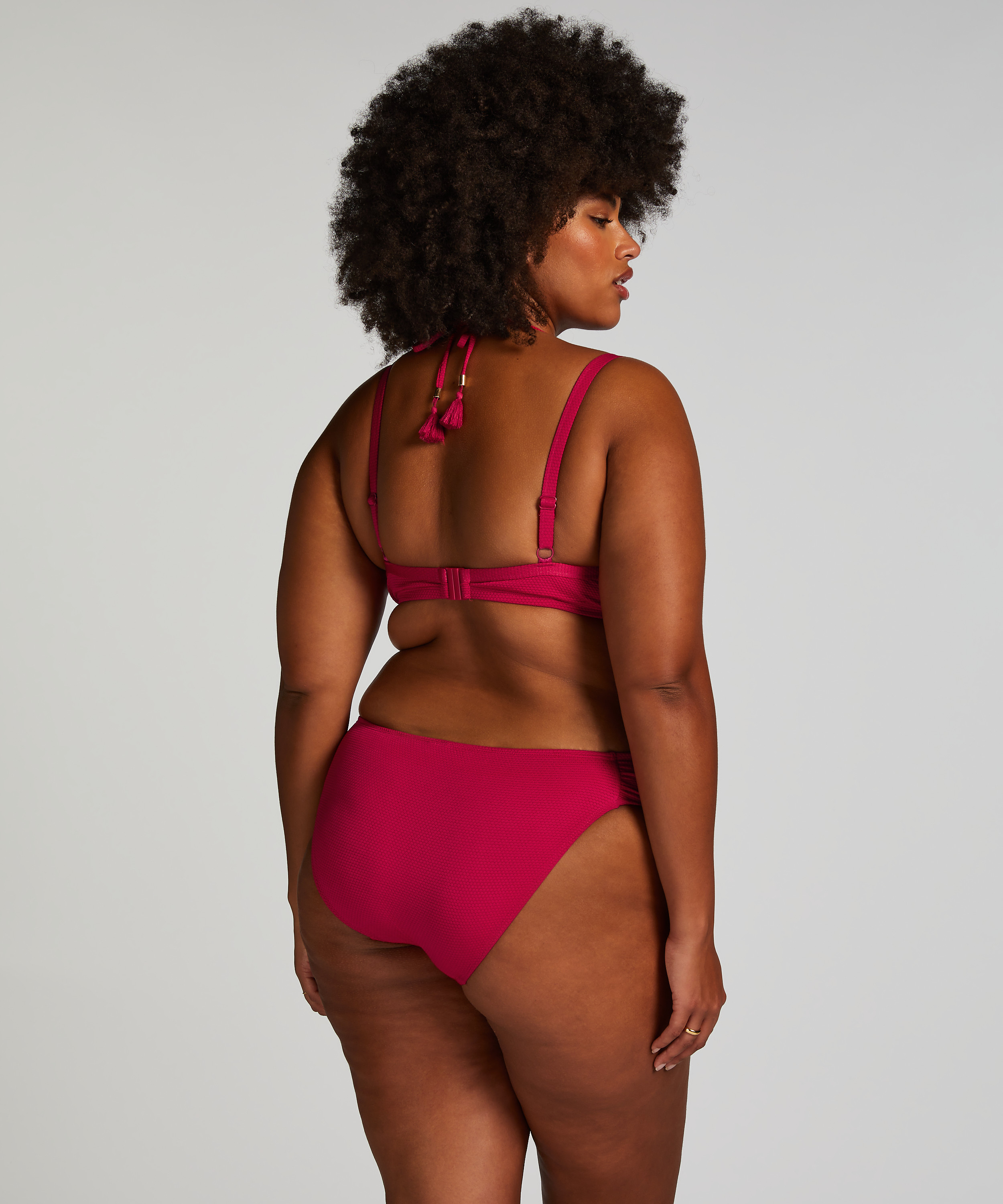 Slip de Bikini Rio Scallop, Rose, main