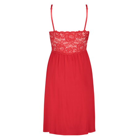 Nuisette Modal Lace, Rouge