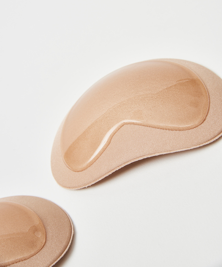 Coussinets push-up autocollants, Beige
