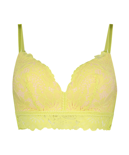 Soutien-gorge préformé sans armatures longline Shiloh, Jaune