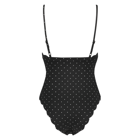 Maillot de bain Scallop, Noir