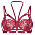 Soutien-gorge à armatures non-préformé Jacky, Rouge
