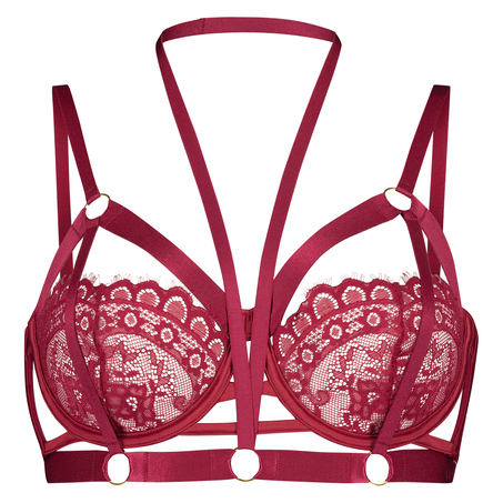 Soutien-gorge à armatures non-préformé Jacky, Rouge