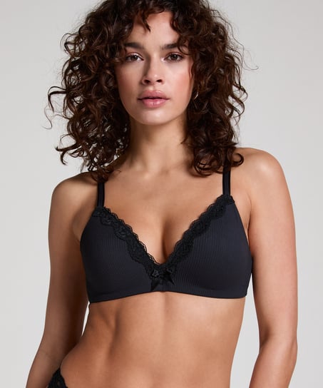 Soutien-gorge sans armature préformé Lola, Noir