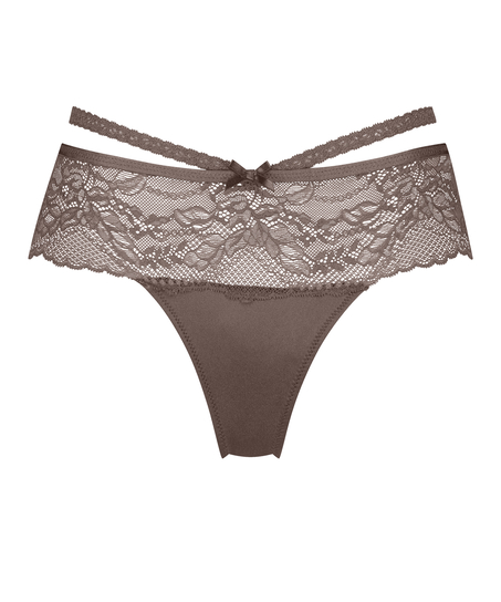 Boxer string Francesca, marron