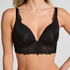 Soutien-gorge à armatures préformé push-up et longline Jemima, Noir