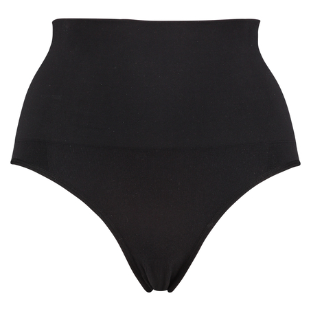 Slip gainant taille haute, Noir
