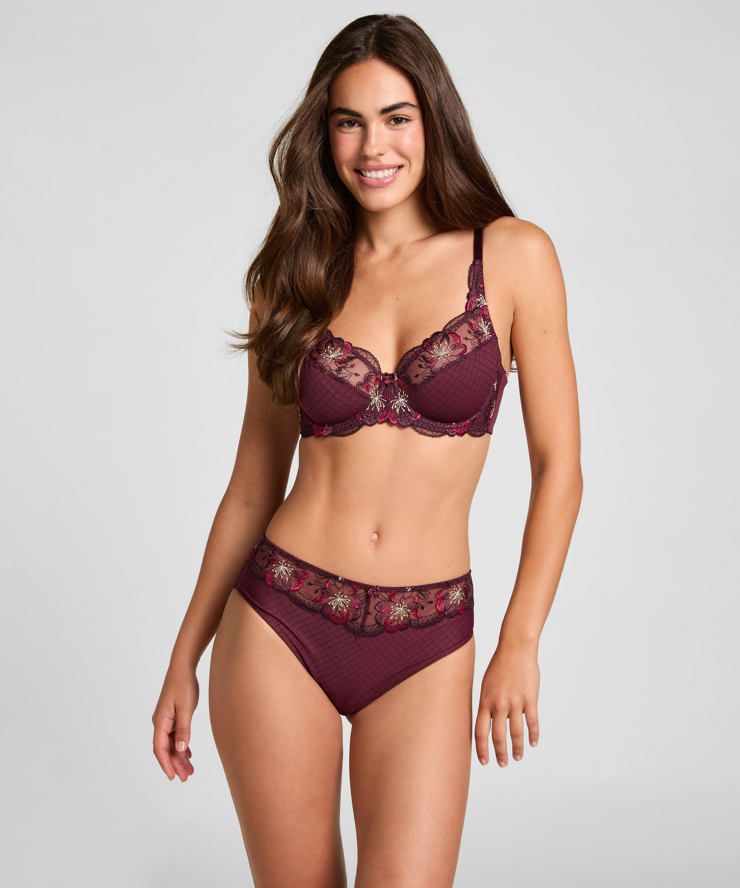 Brésilien taille haute Helena, Violet
