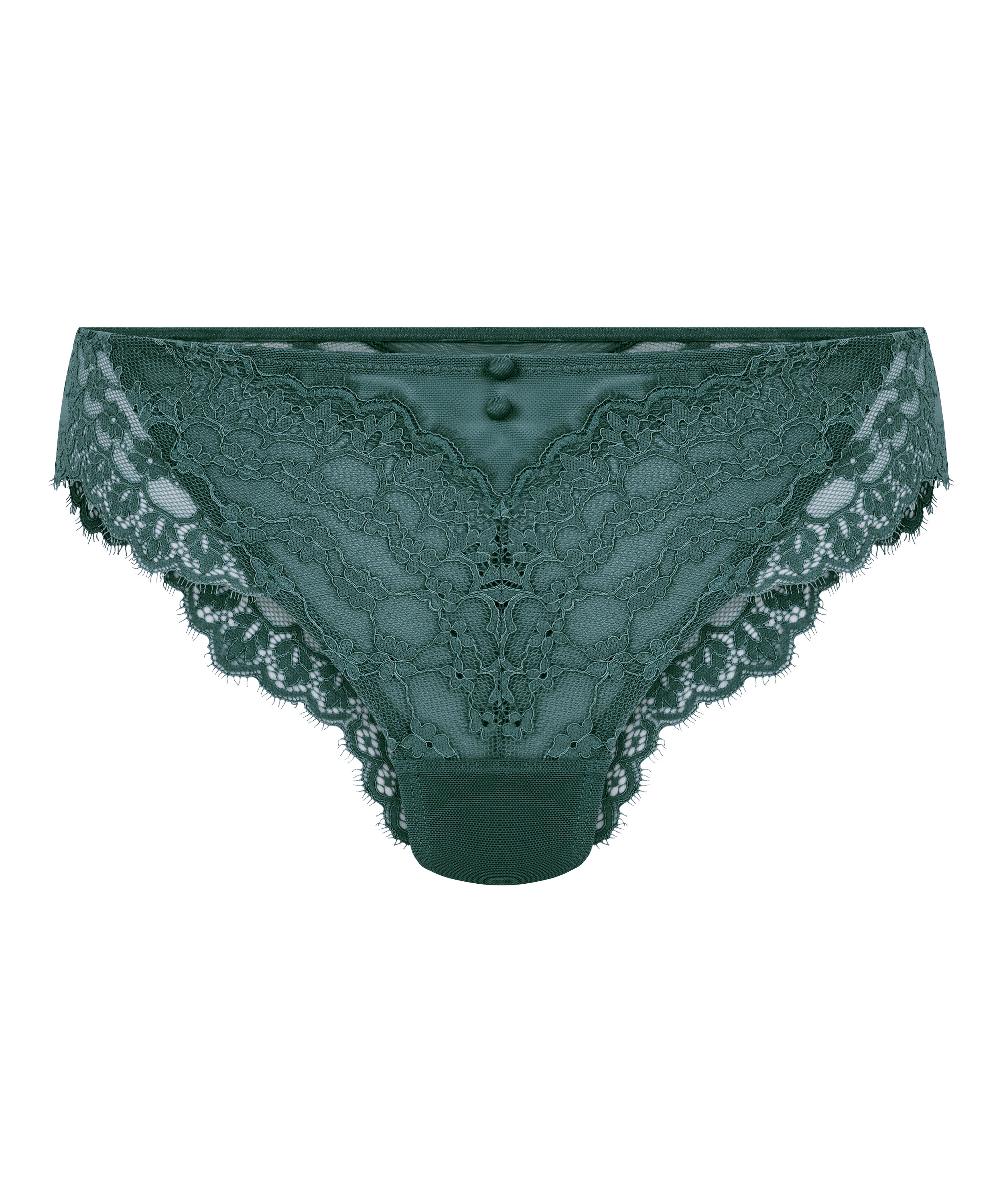 Slip brésilien Daisy, Bleu, main