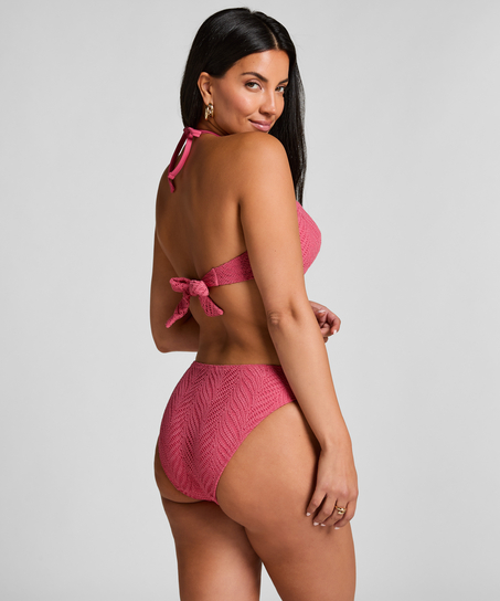 Haut de bikini bandeau Lanai, Rose