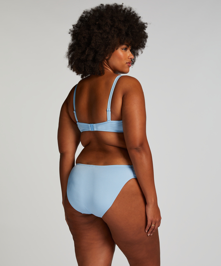 Slip de Bikini Rio Scallop, Bleu