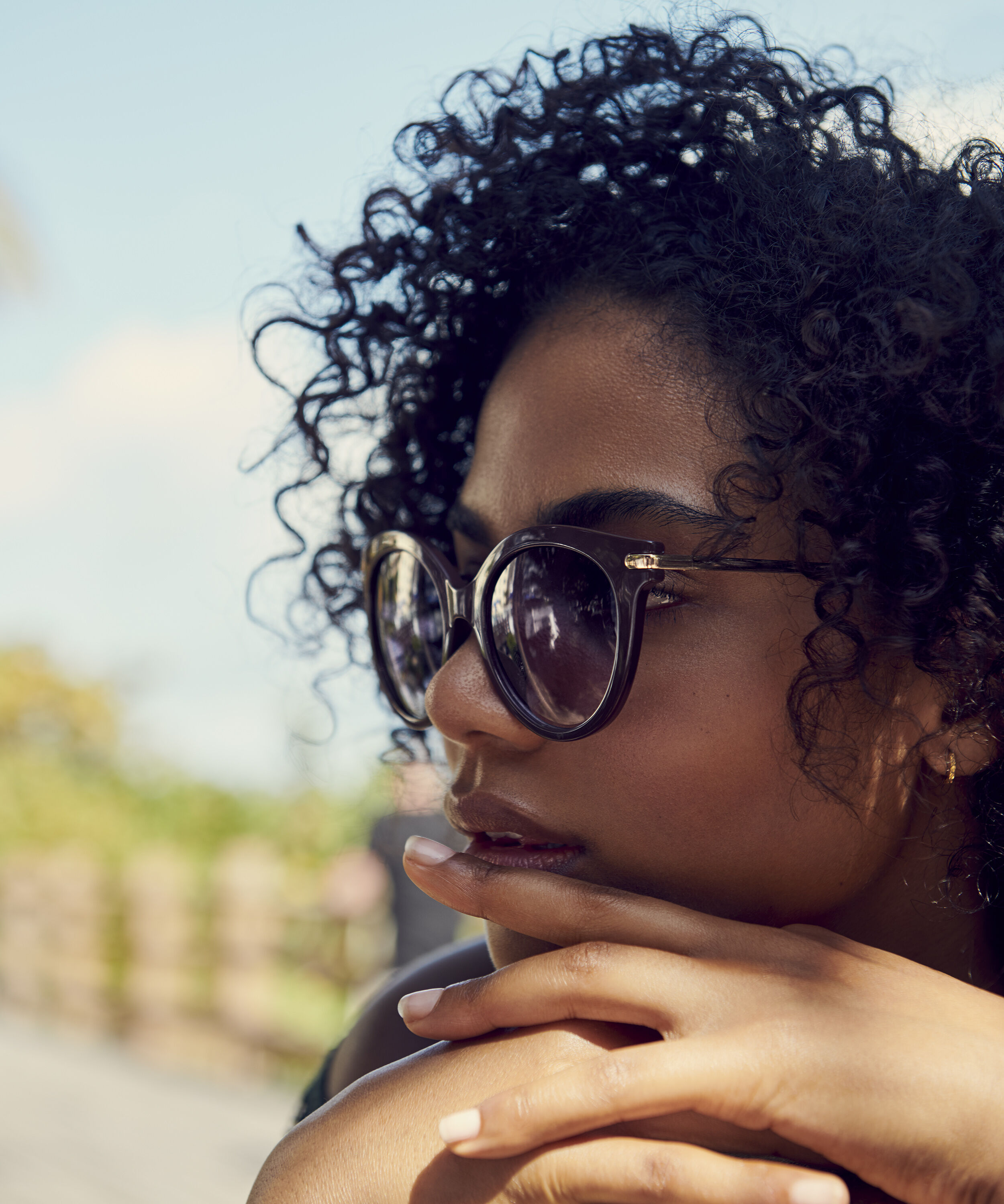 Lunettes de soleil, Marron