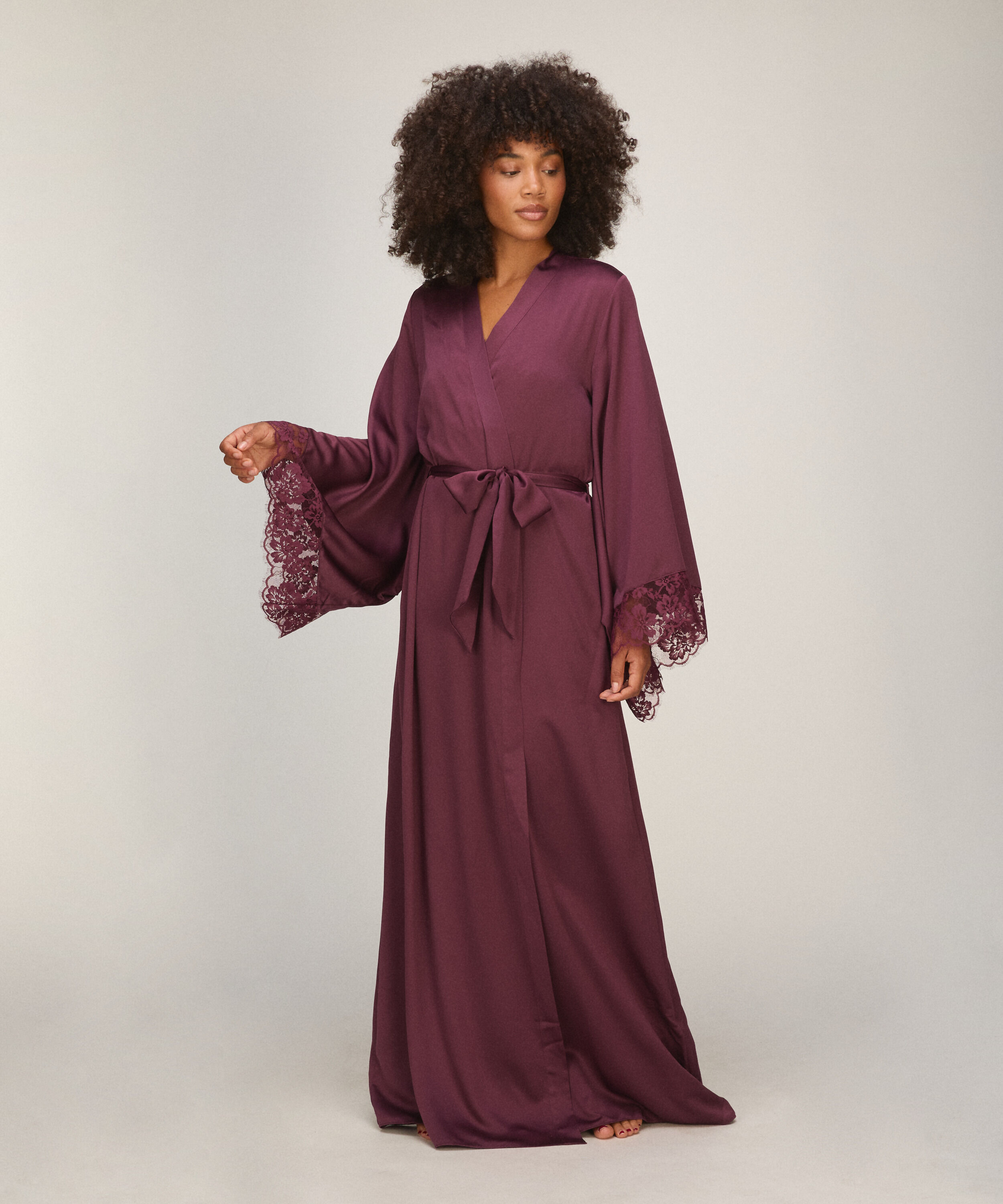 Kimono Long Lana, Violet