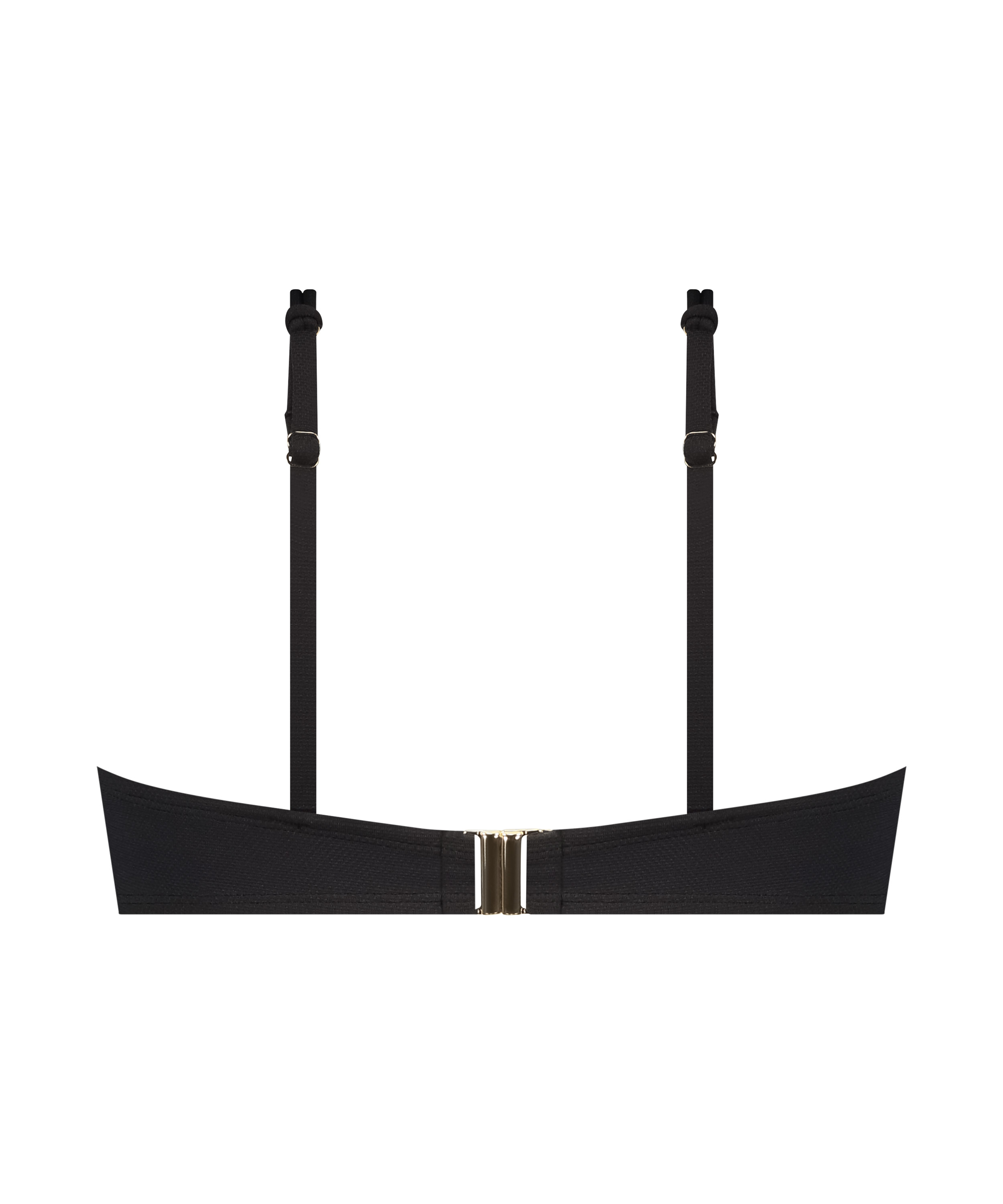 Haut de bikini Holbox, Noir, main