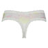 Slip br&eacute;silien V-shape mesh, Blanc