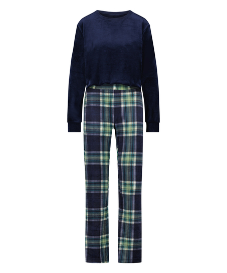 Ensemble de pyjama velours, Vert