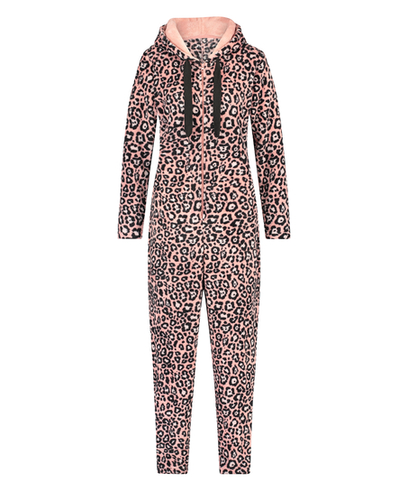 Onesie léopard, Rose