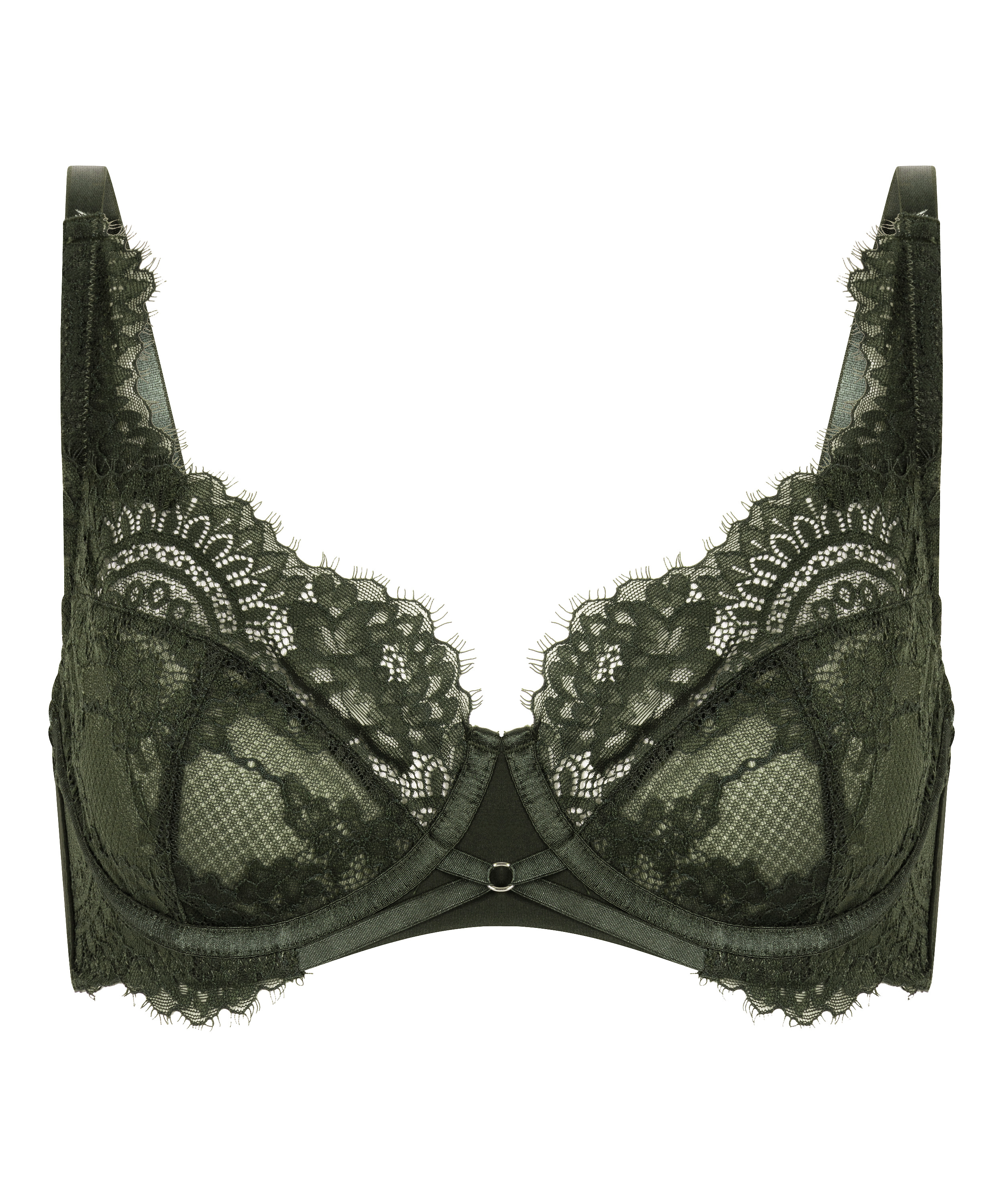 Soutien-gorge à armatures non-rembourré Amara, Vert, main