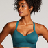 HKMX Soutien-gorge de sport The All Star Maintien niveau 2, Bleu