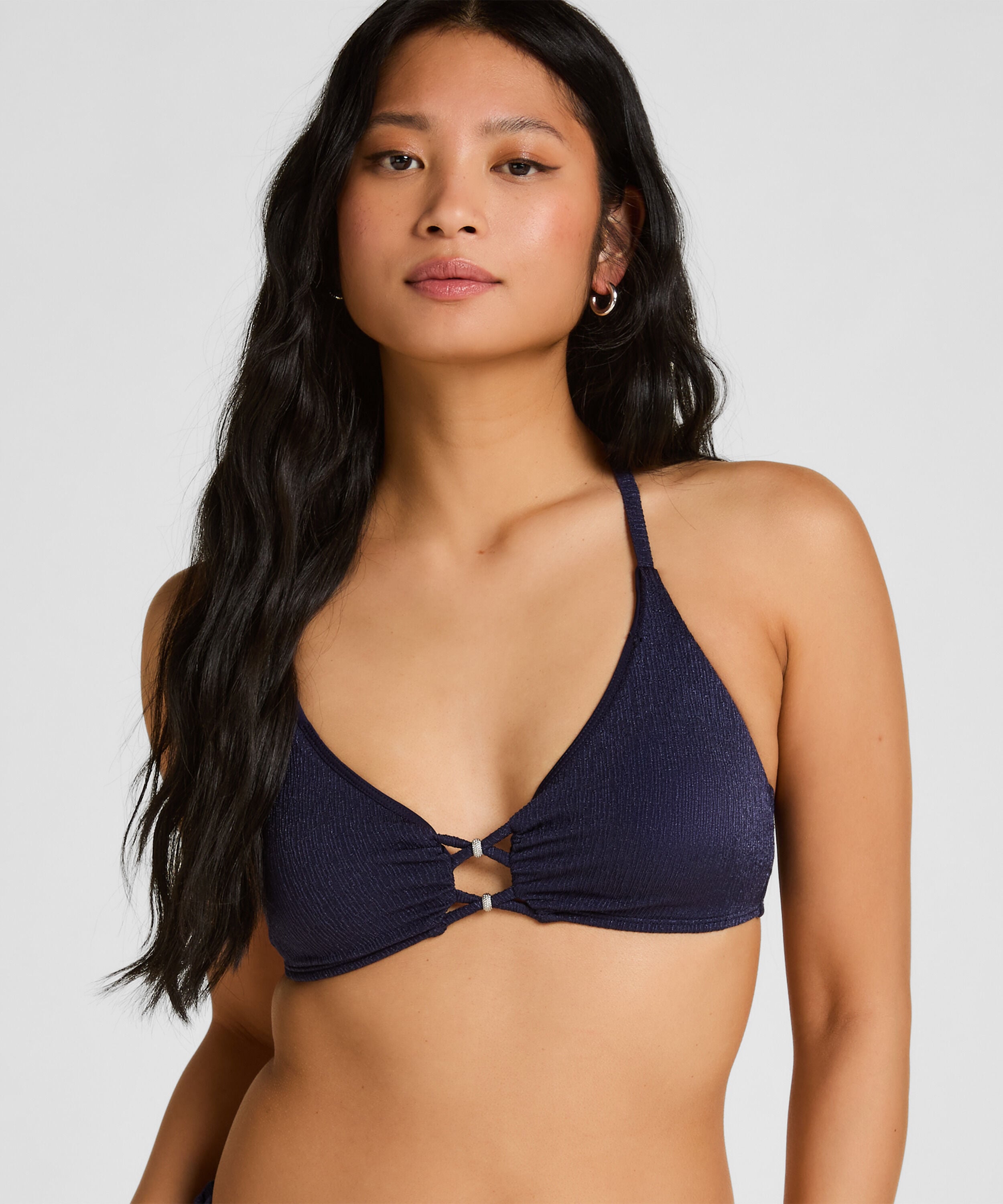 Bas de Bikini Taille Haute Sorento, Bleu Bas de Bikini Taille Haute Sorento, Bleu