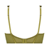 Soutien-gorge à armatures préformé longline Amelie, Vert