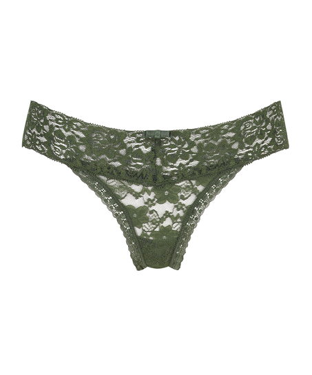 String en V taille extra basse, Vert