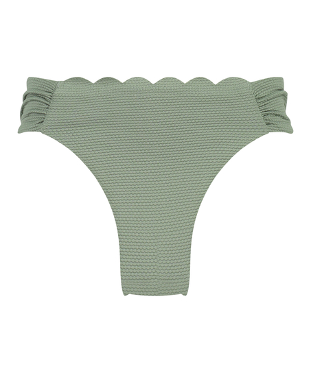 Slip de Bikini Rio Scallop, Vert