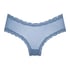 Slip br&eacute;silien V-shape mesh, Bleu