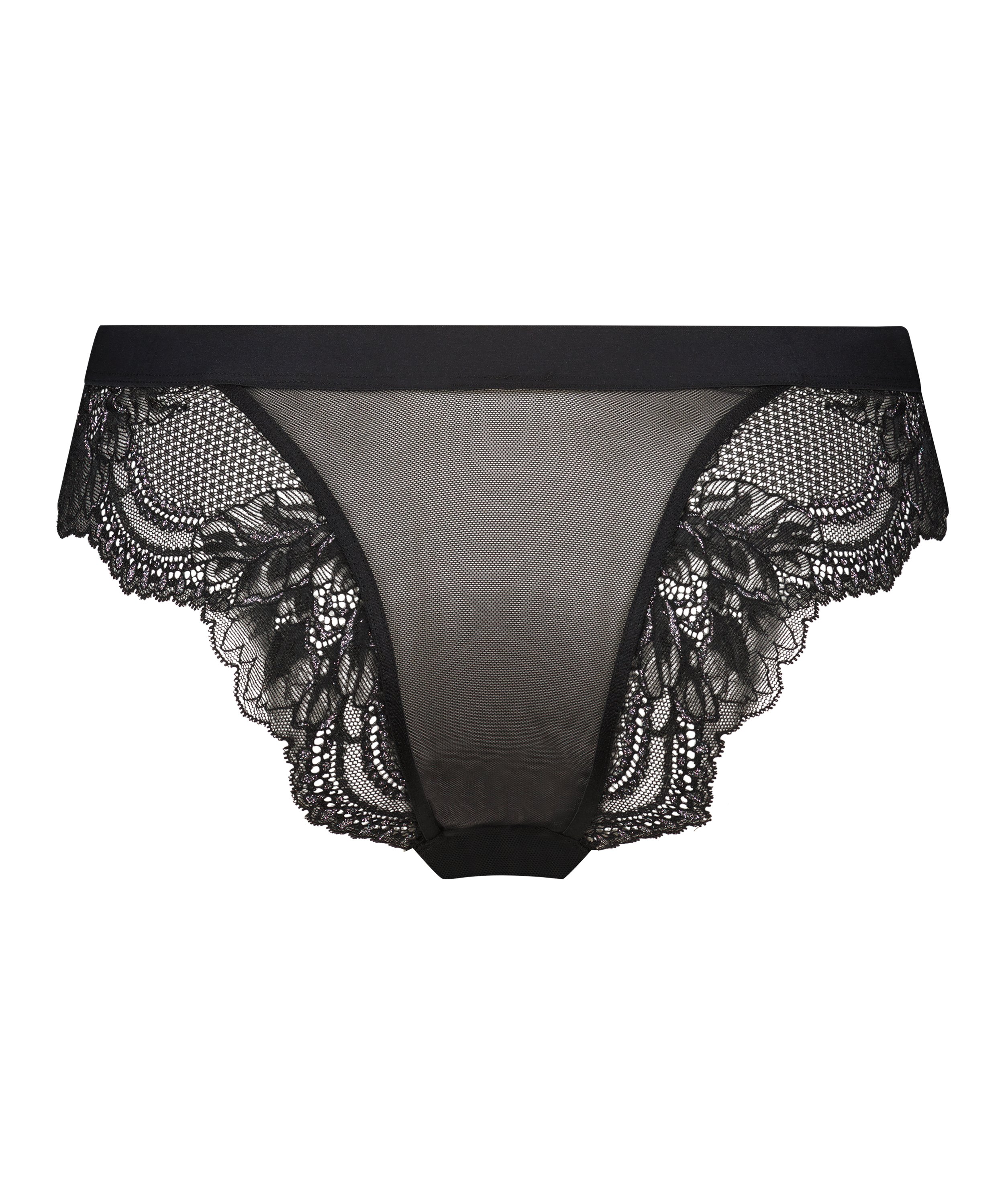 Slip brésilien Donna Sparkle, Noir, main