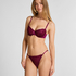 Tanga Margot jambe haute, Violet
