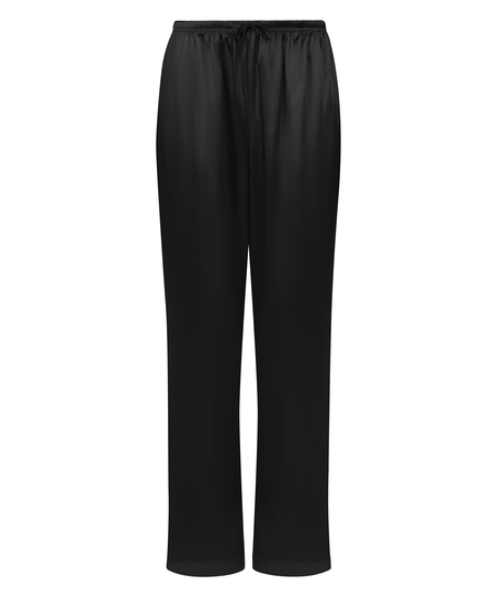 Pantalon Satin, Noir