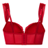 Soutien-gorge à armatures rembourré longline Whitney, Rouge