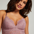 Soutien-gorge préformé sans armatures longline Shiloh, Violet