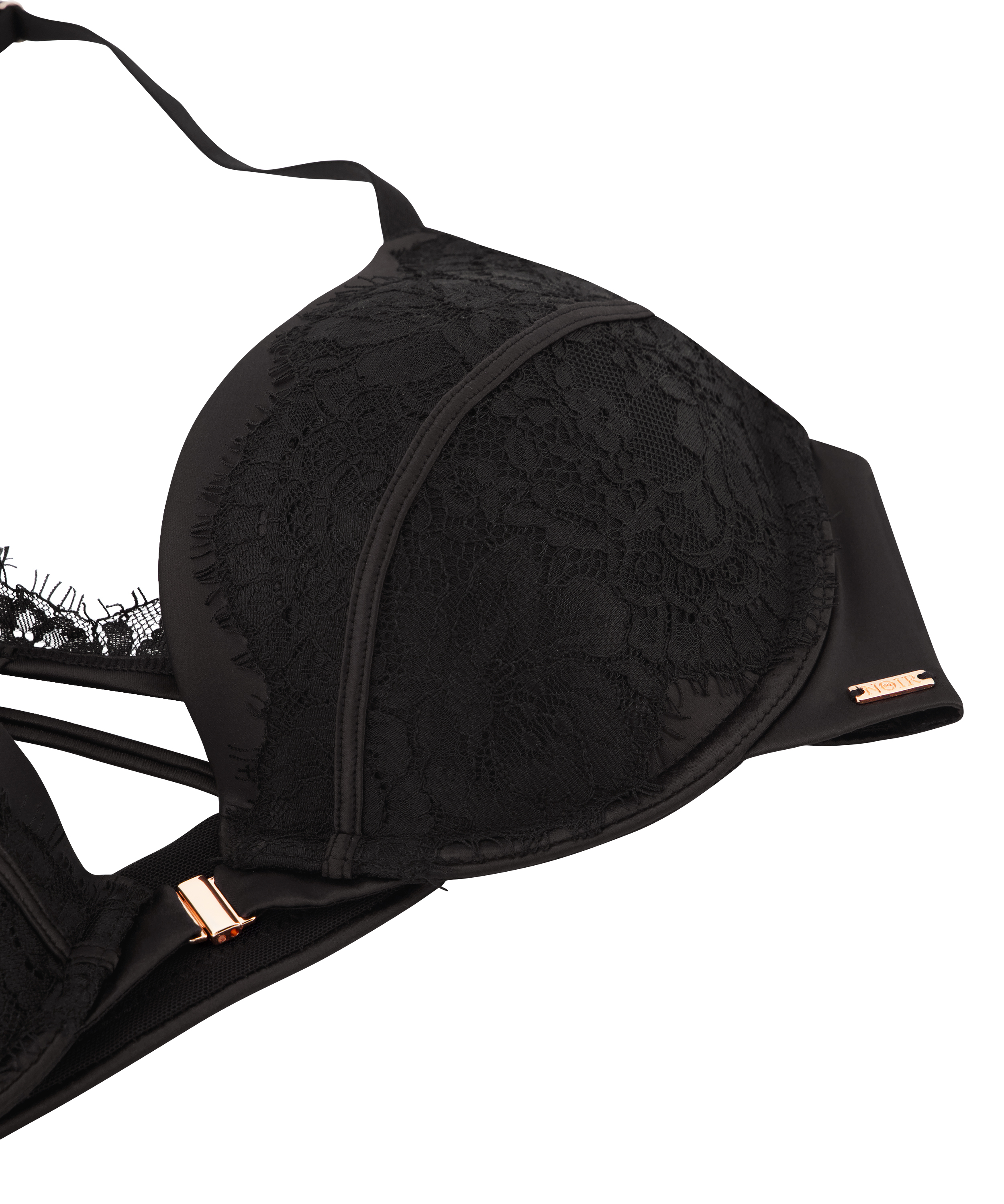 Soutien-gorge push-up à armatures préformé Chalice, Noir, main