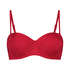 Haut de maillot de bain rembourr&eacute; &agrave; armatures Lola, Rouge