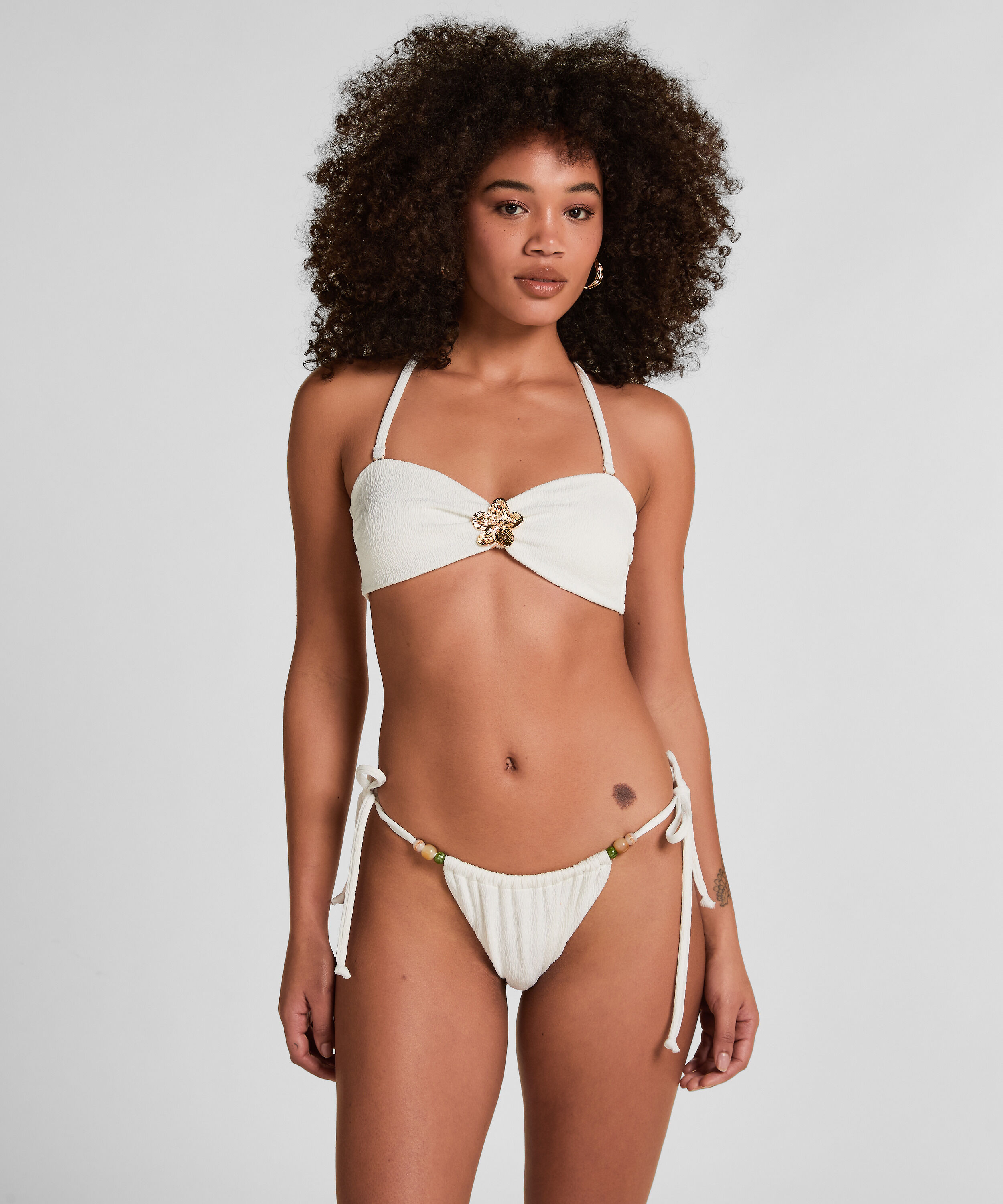 Bas de Bikini Highleg Crinkle