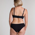 Soutien-gorge push-up sans bretelles à armatures préformé Smooth, Noir
