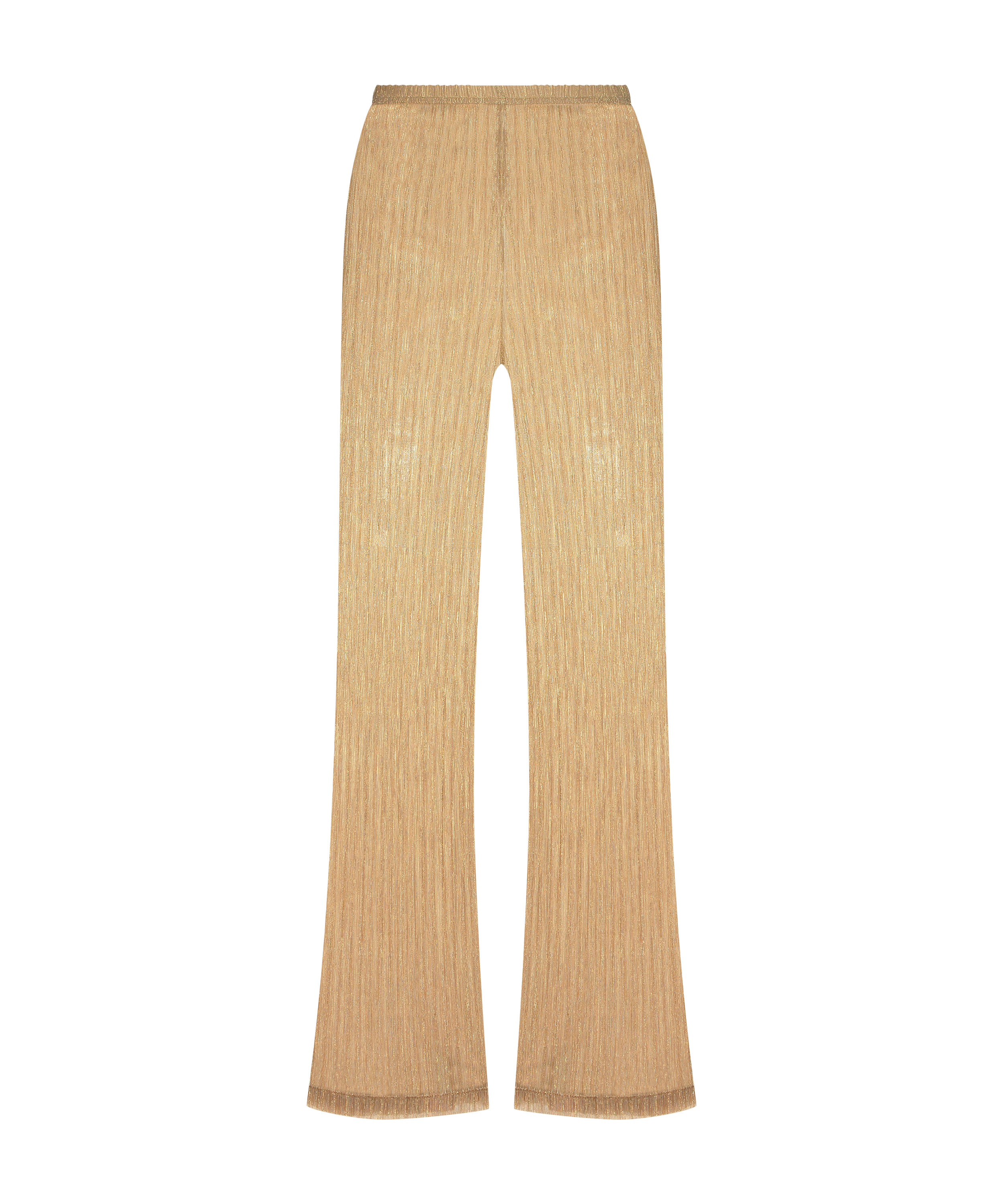 Pantalon de plage brillant Goldie, Jaune, main