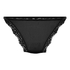 Slip brésilien jambes hautes Kaiden, Noir