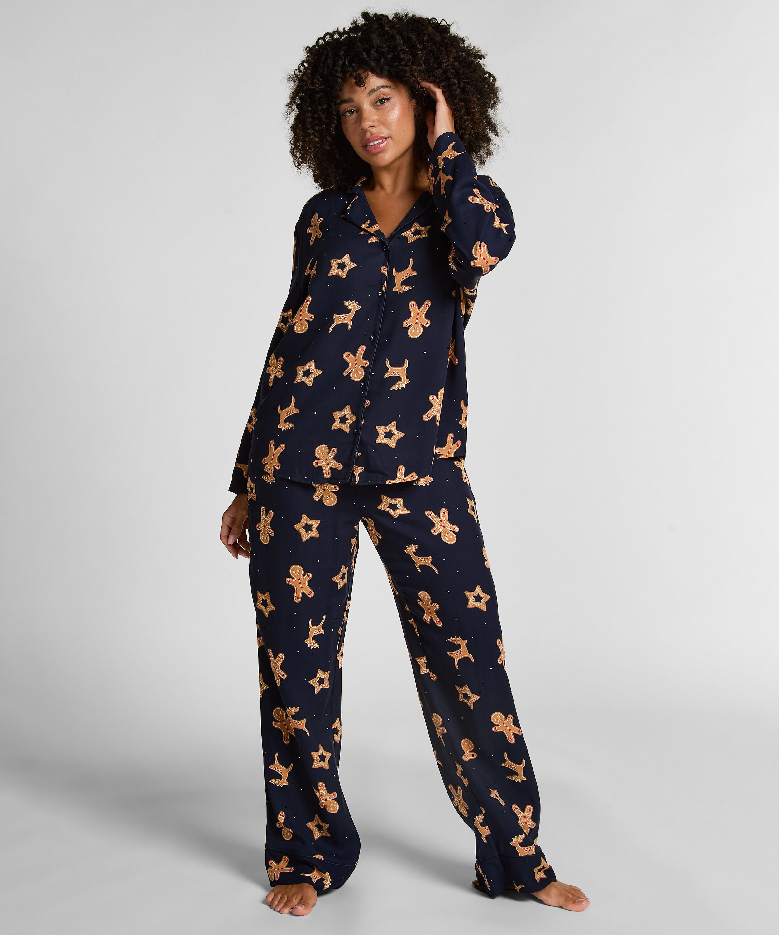 Pyjama Gingerbread, Bleu