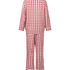Pyjama en sergé, Rouge